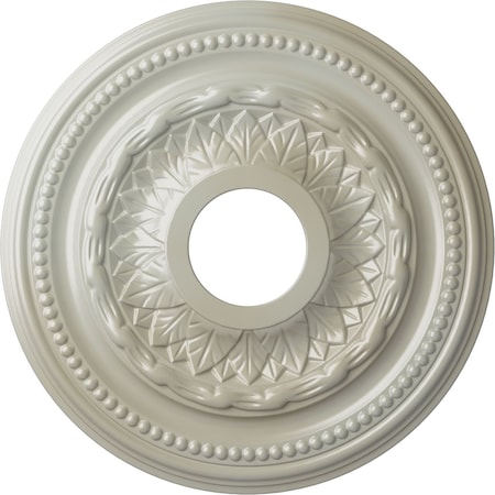 Ekena Millwork Galway Ceiling Medallion (Fits Canopies up to 3 1/4"), 15 3/4"OD x 3 1/4"ID x 1"P, Flash Blue CM15GAFBS